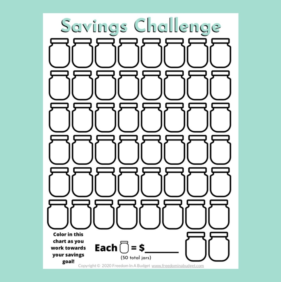 The Bingo Sheet Free Printable