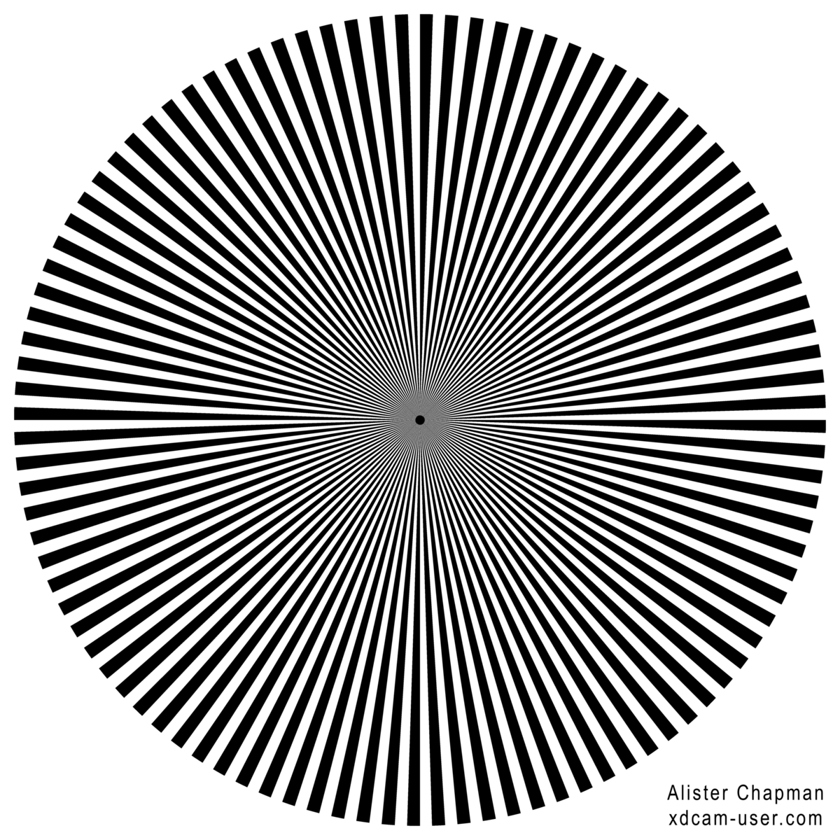 Camera Test Charts To Print At Home XDCAM USER COM By Alister Chapman