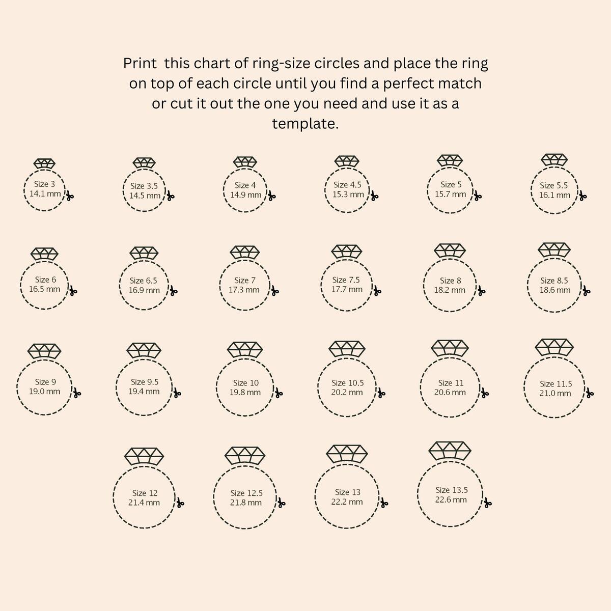 Chart Printable How To Know A Mens Ring Size Sizing Chart How To Figure Out Male