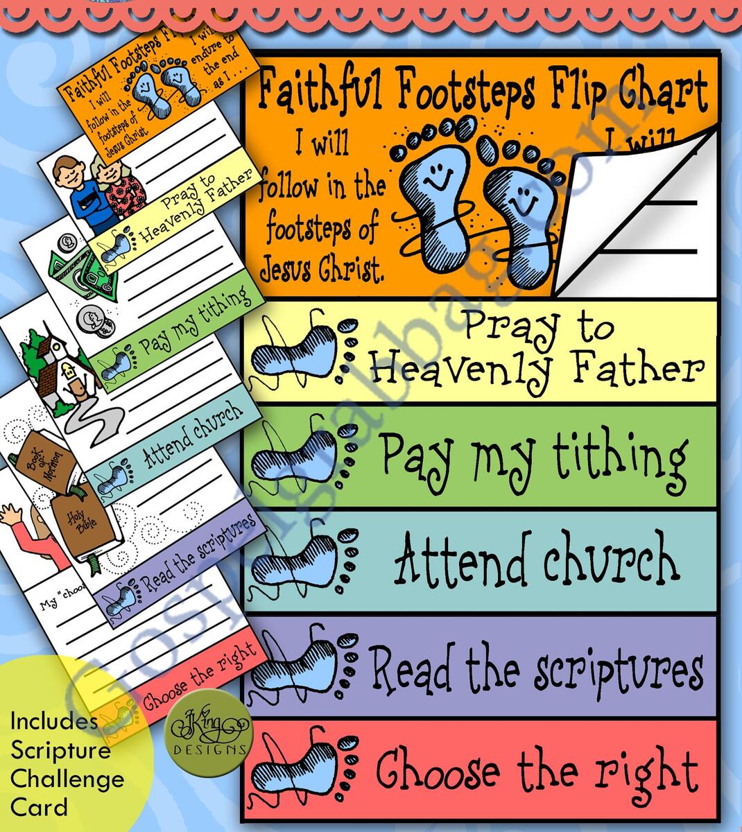 Shop As I Search The Holy Scriptures Flip Chart Primary Singing