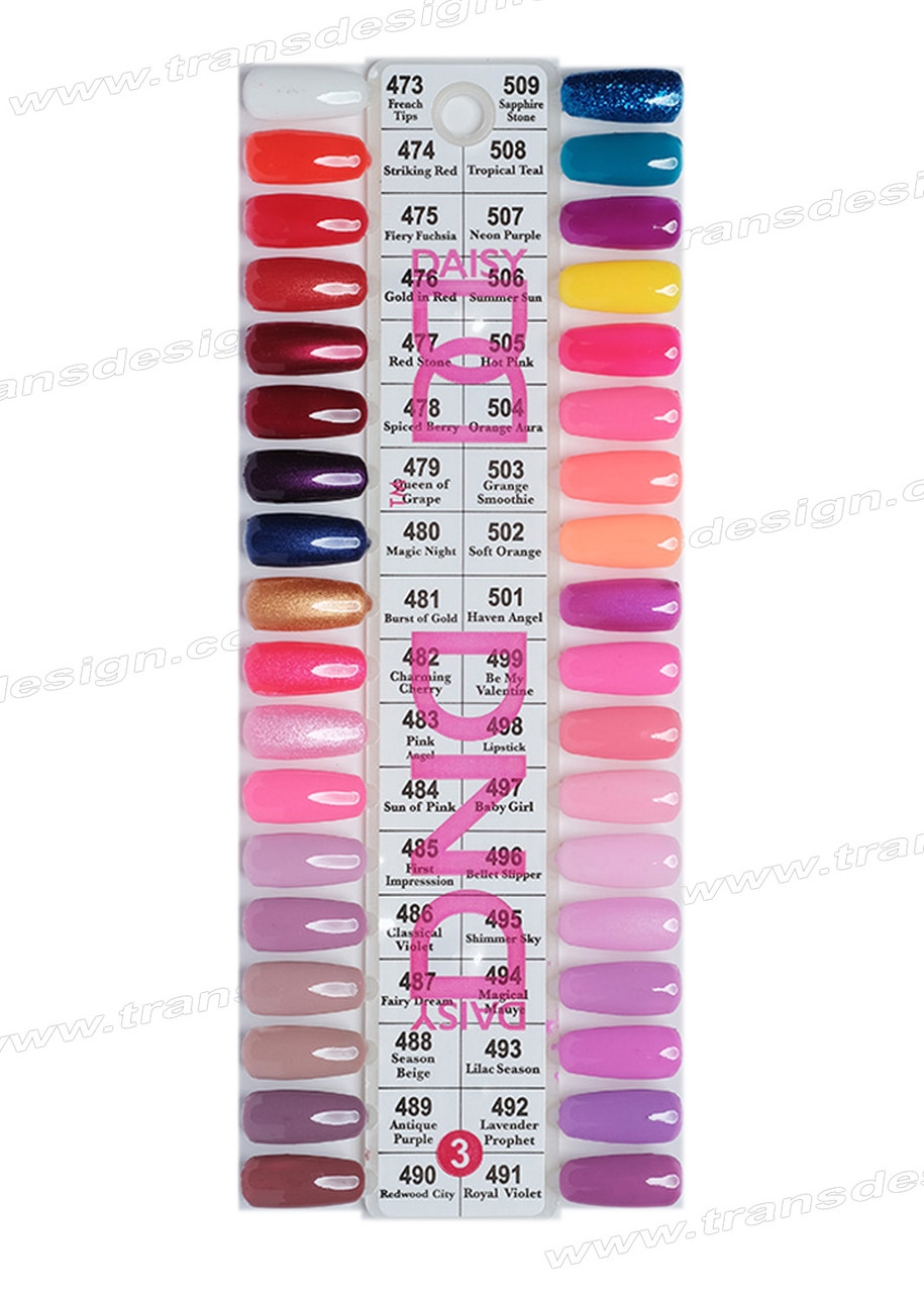Mood Change Color Swatch DND DC MOOD Gel Polish Premium Temperature Activated Nail Polish HOT Or COLD Daisy Nails Heat Change Color SleekShop
