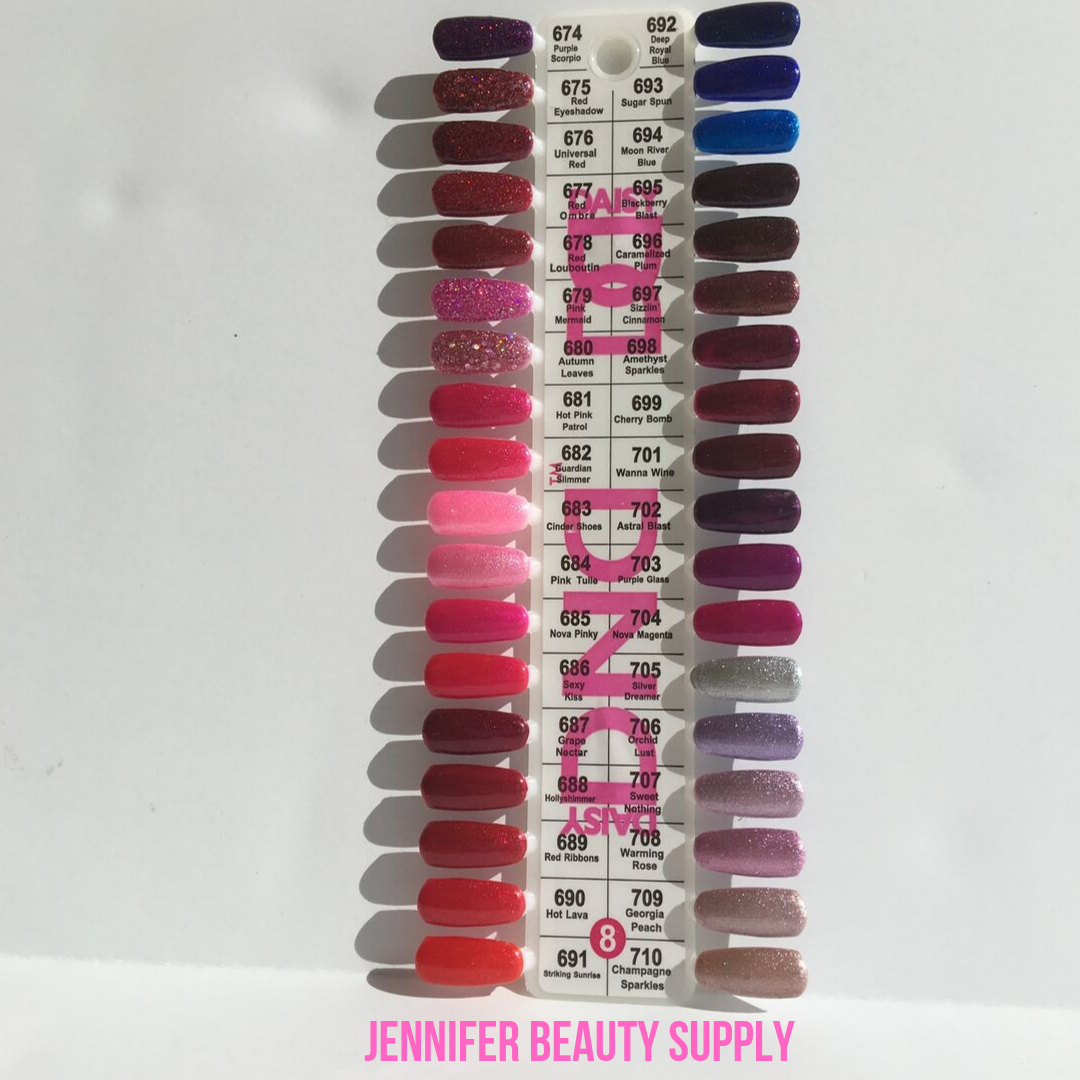 DND GEL POLISH COLOR CHART 8 DISPLAY NEW US SELLER EBay
