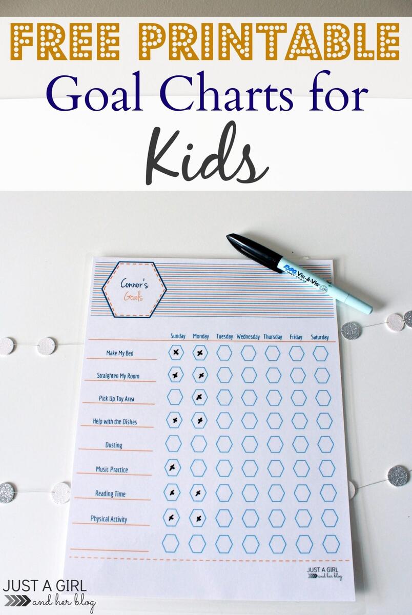 19 Printable Goal Chart Templates Free TemplateLab
