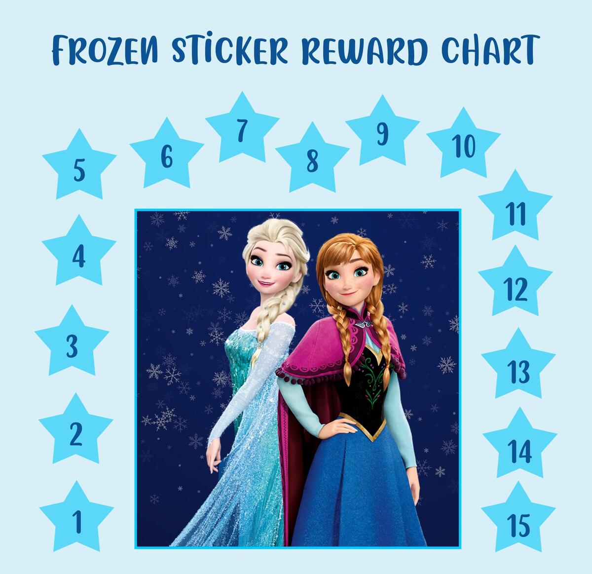 Frozen Sticker Charts 10 Free PDF Printables Printablee