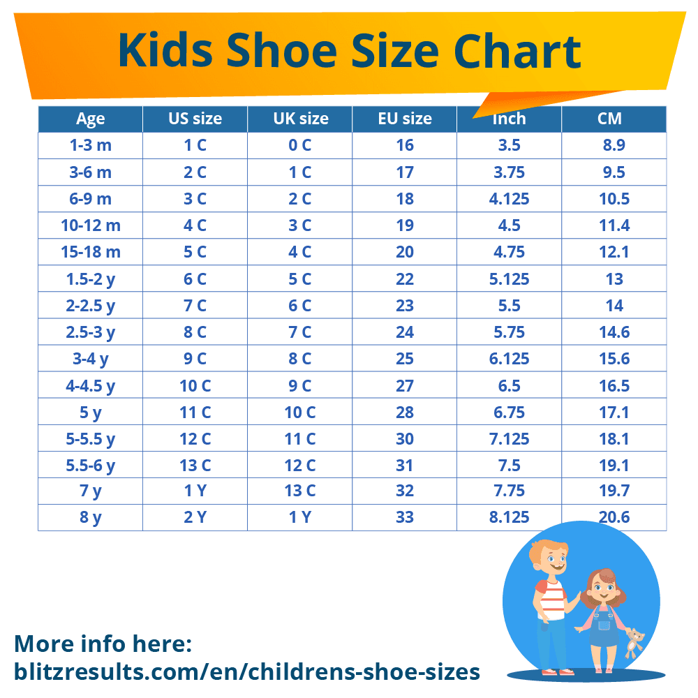 Measure Printable Baby Shoe Size Chart Shoe Sizer Kids Shoe Size Chart Printable Toddler Shoe Size