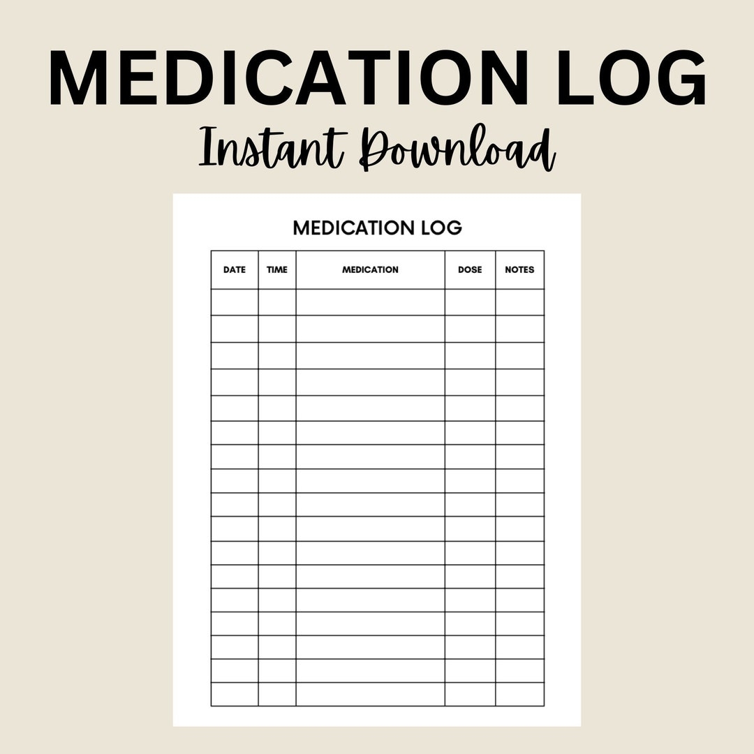 Free Medication List Templates For Patients And Caregivers