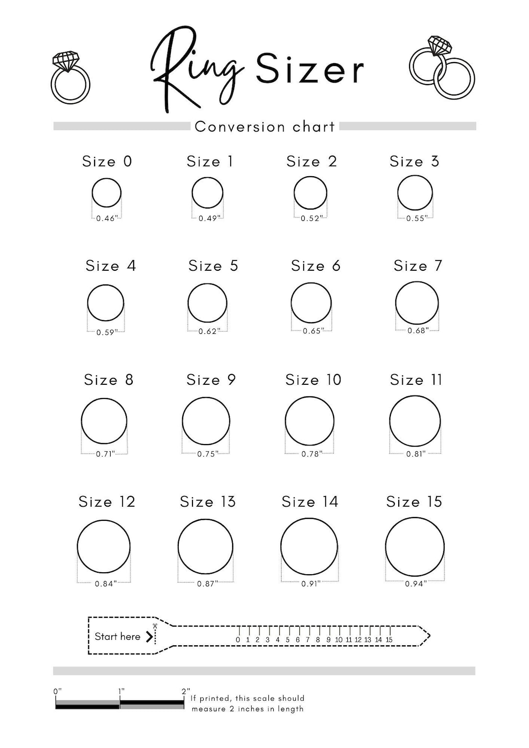 Size Chart Printable Are Ring Sizers Accurate Printable American Ring Size Conversion Ring Sizes And