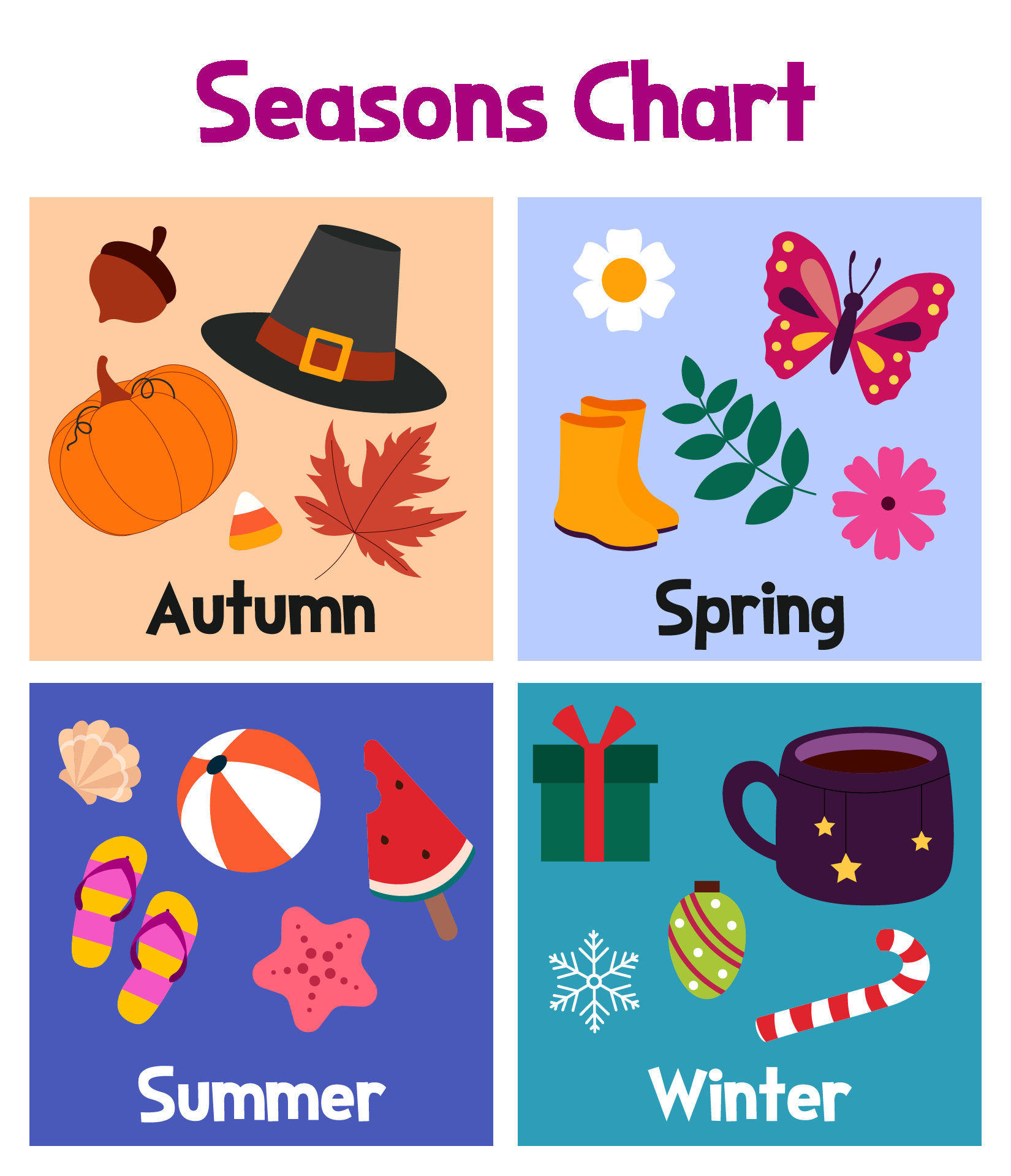Season And Weather Free 10 Free PDF Printables Printablee