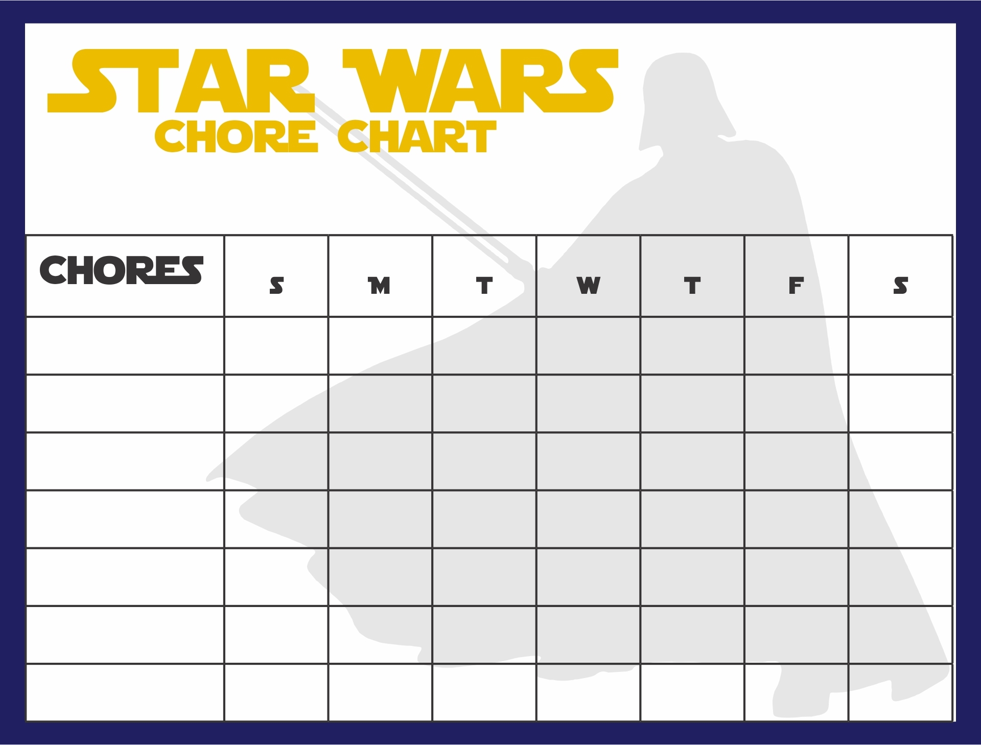 Shark Chore Chart 10 Free PDF Printables Printablee