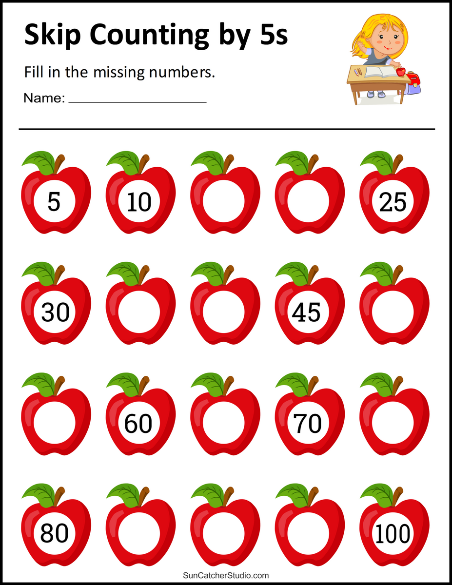 Number Chart Skip Counting By 5 To 500 Teacher Classroom Homeschool Resource Digital Download Etsy Finland