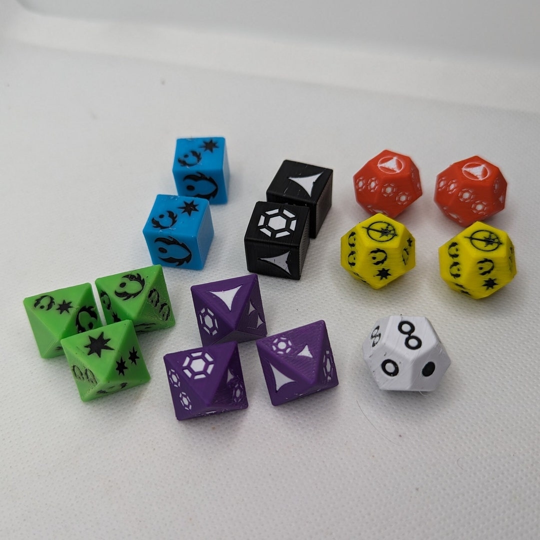 Star Wars RPG Dice Set Edge Of The Empire Age Of Rebellion Force And Destiny Etsy