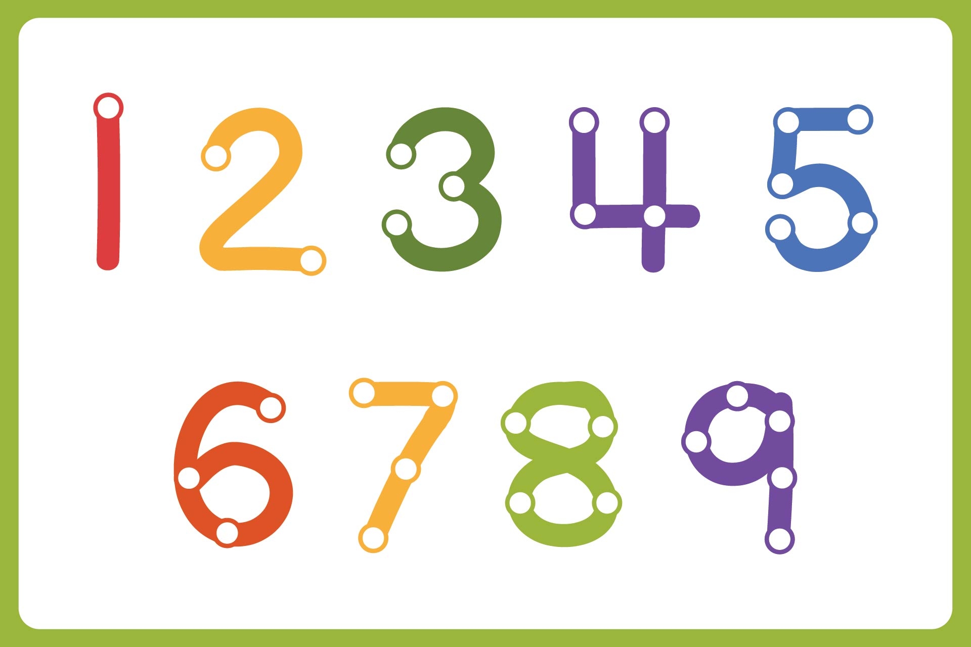 TouchMath Numbers 1 9 10 Free PDF Printables Printablee