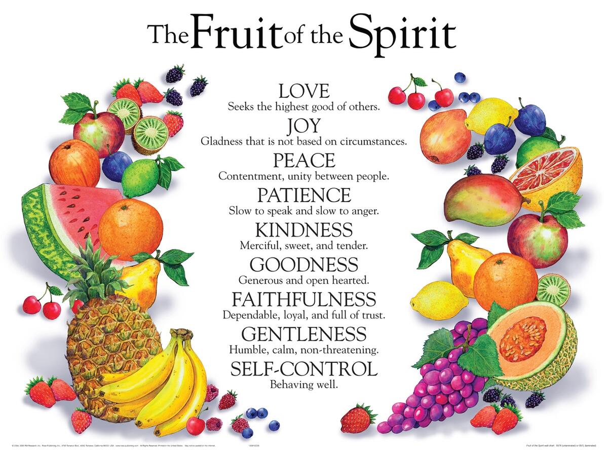 Tyndale The Fruit Of The Spirit Wall Chart