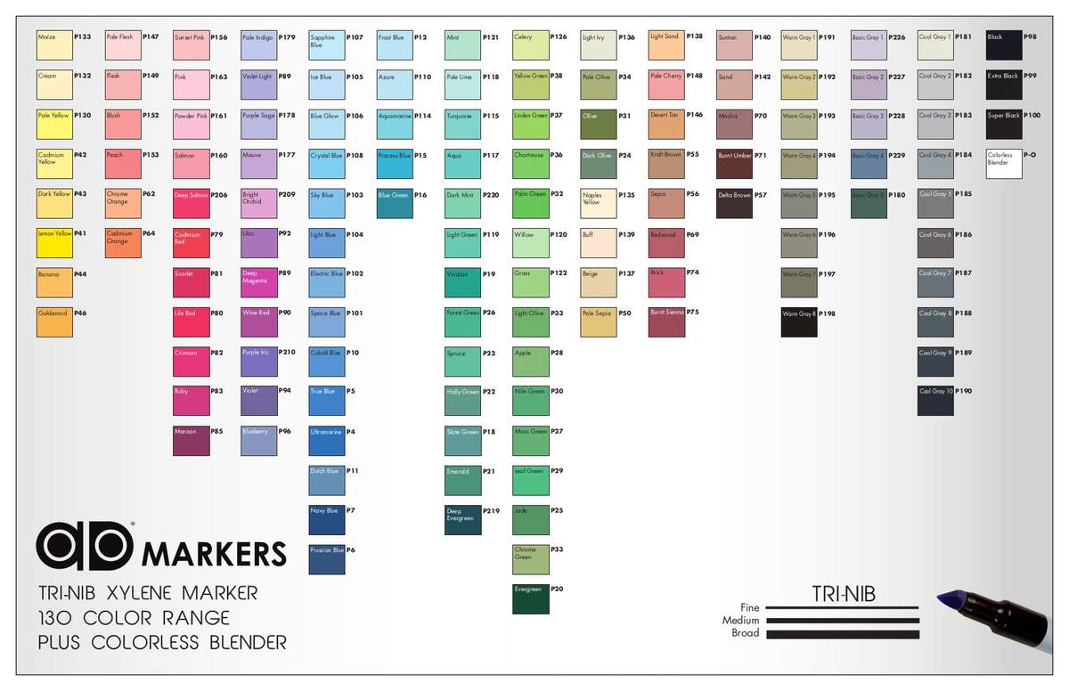 View Color Charts Du All Art Drafting Supply
