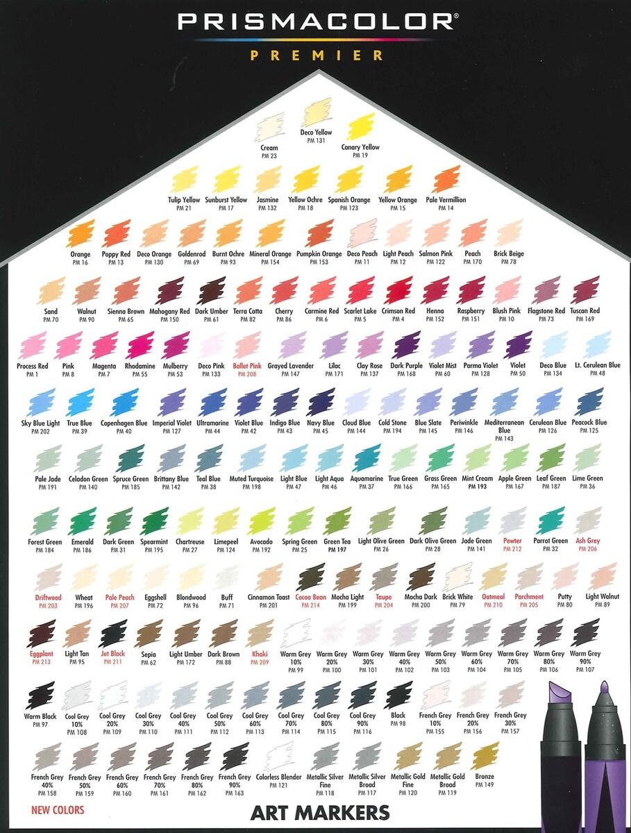 View Color Charts Du All Art Drafting Supply