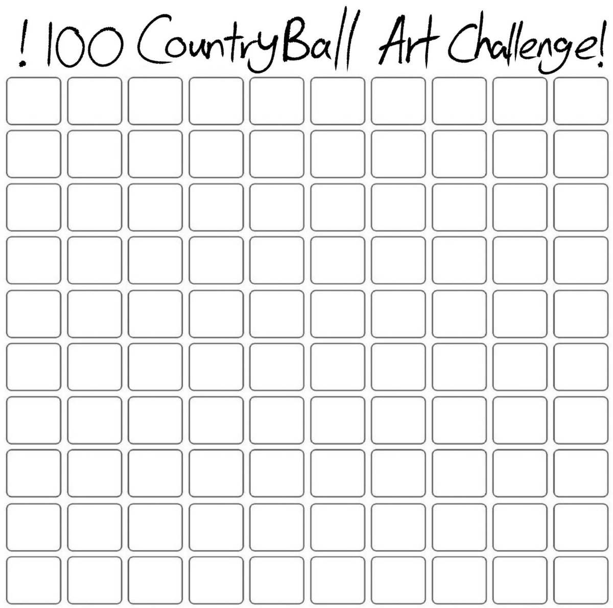 100 Countryball Art Challenge CountryBalls Artchallenge