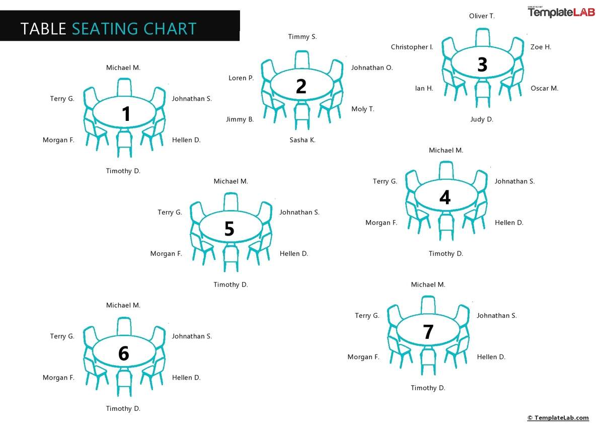 19 Great Seating Chart Templates Wedding Classroom More