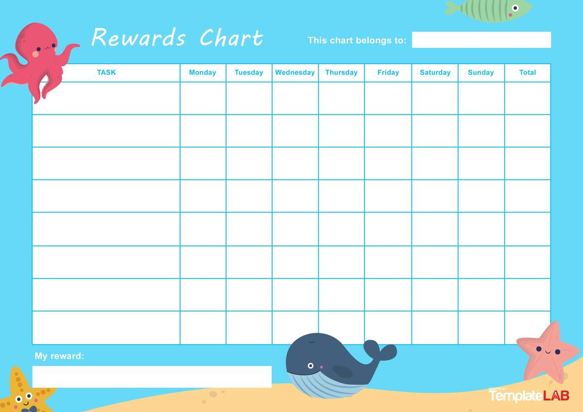 A Simple Reward Chart Free Printable Domestic Fashionista