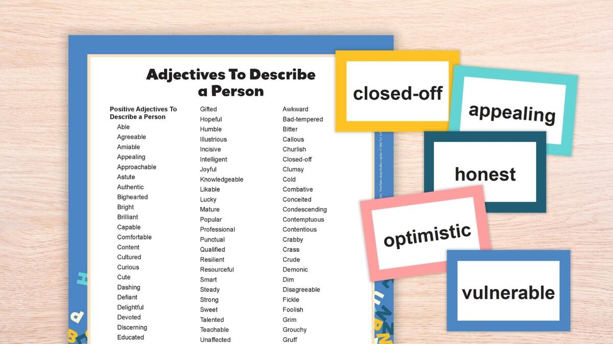 List Of Adjectives 1000 Common Adjectives In English 7ESL