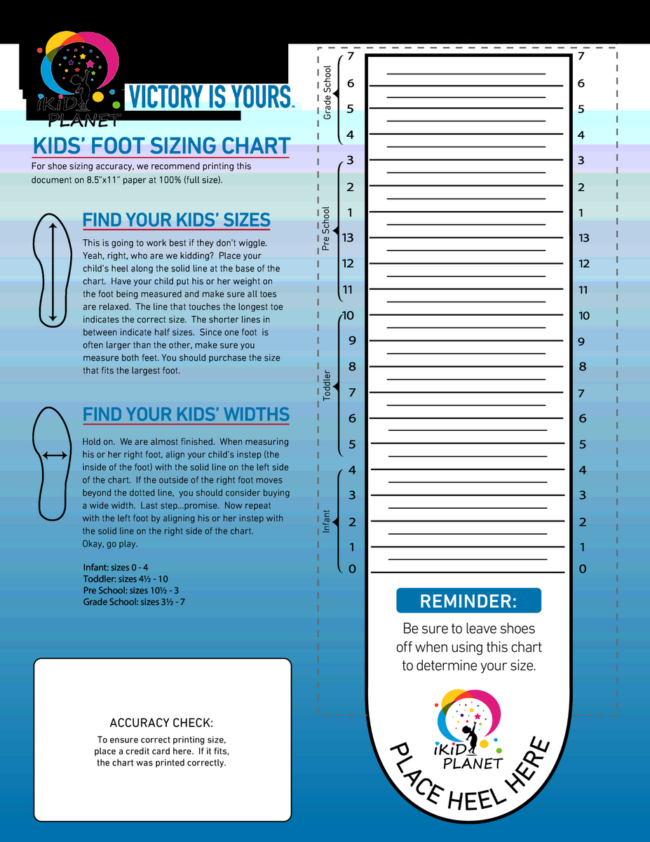 Baby Children 039 S Foot Size Chart Printable Baby Foot Measure Chart Infant Shoe Chart Toddler Infant