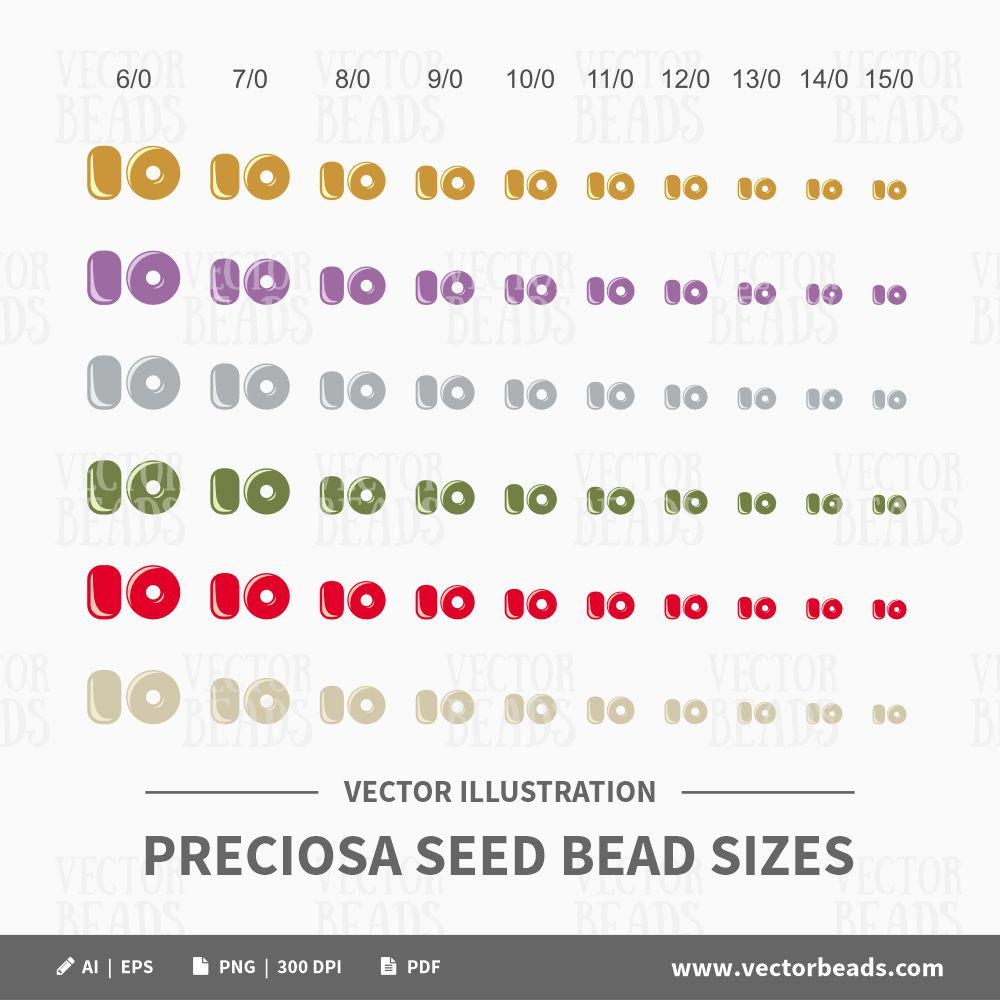 Bead Size Chart Etsy UK