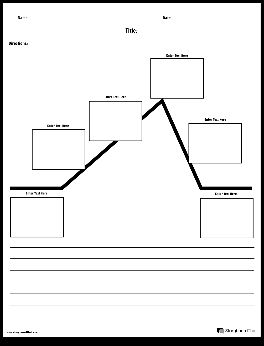 Free Plot Diagram Graphic Organizer Template To Edit Online