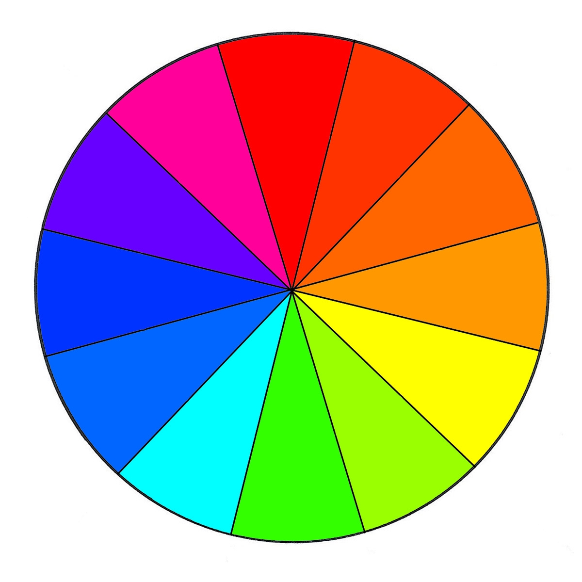 Free Primary Color Wheel Chart Template To Edit Online