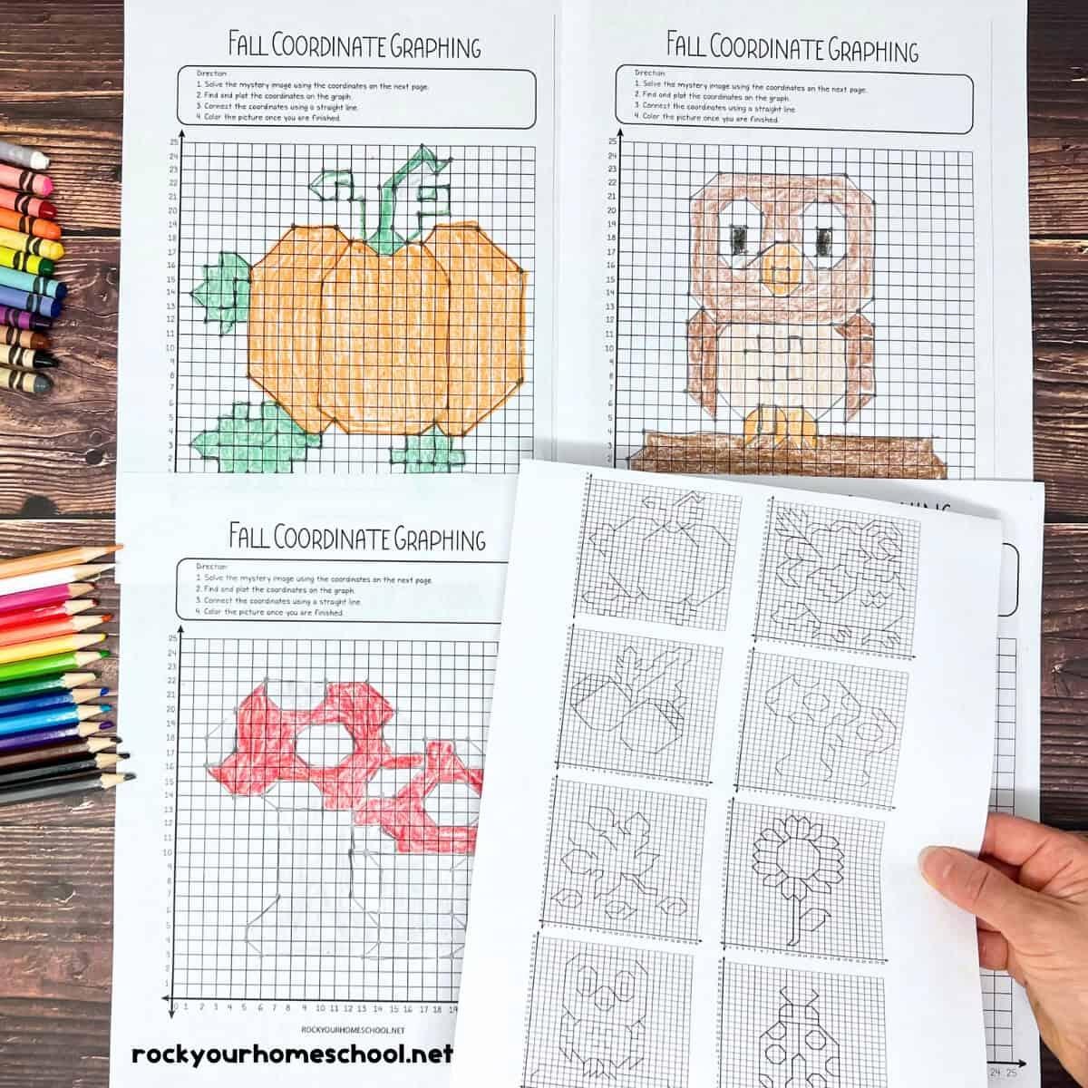 Coordinate Graphing Pictures How To Use For Fall Fun Free Rock Your Homeschool