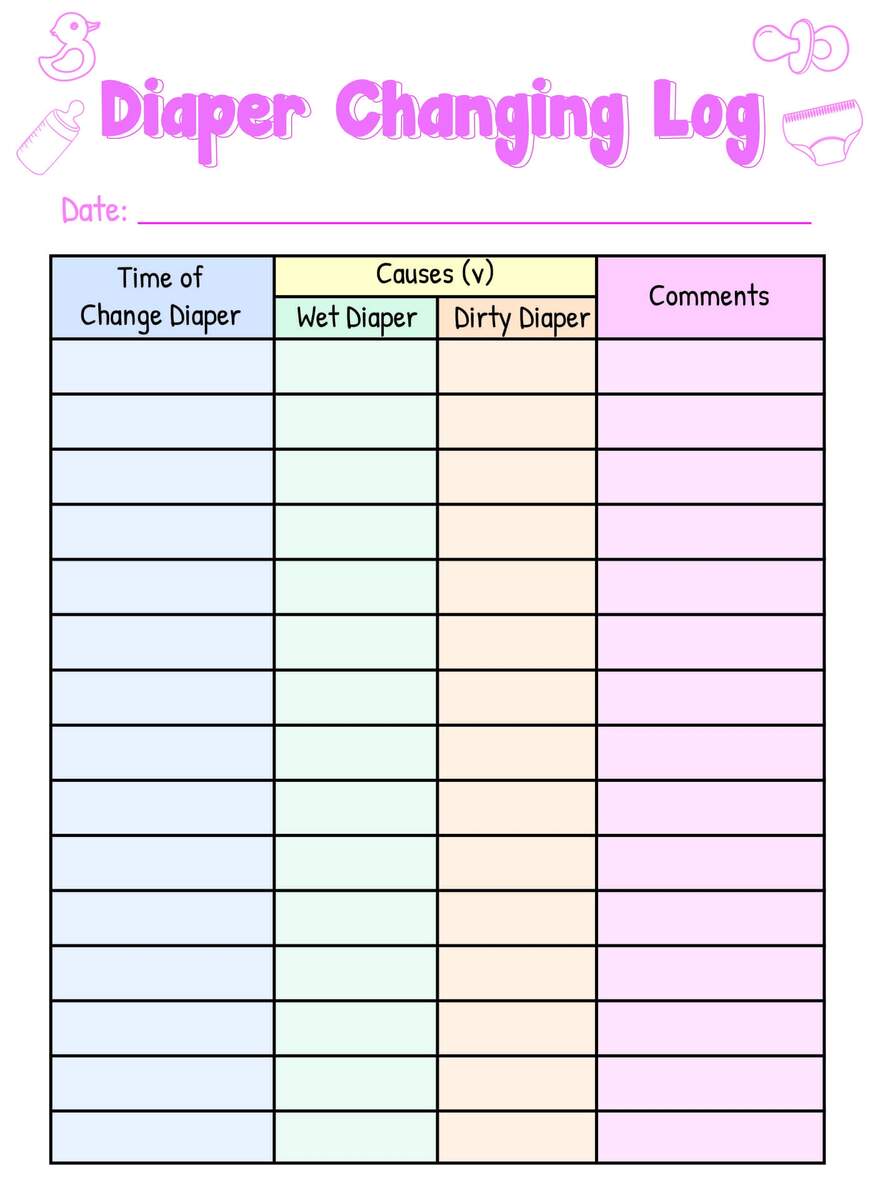 Free Printable Food Journal 6 Different Designs