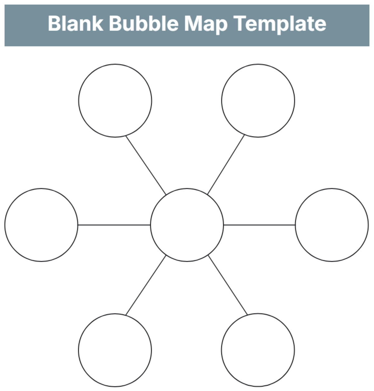 39 Printable Bubble Map Templates Word PDF PowerPoint