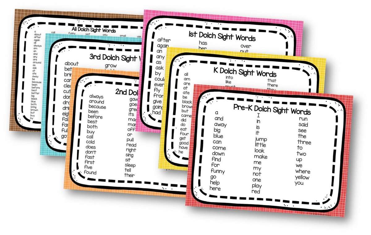 Dolch Sight Words Superstar Worksheets