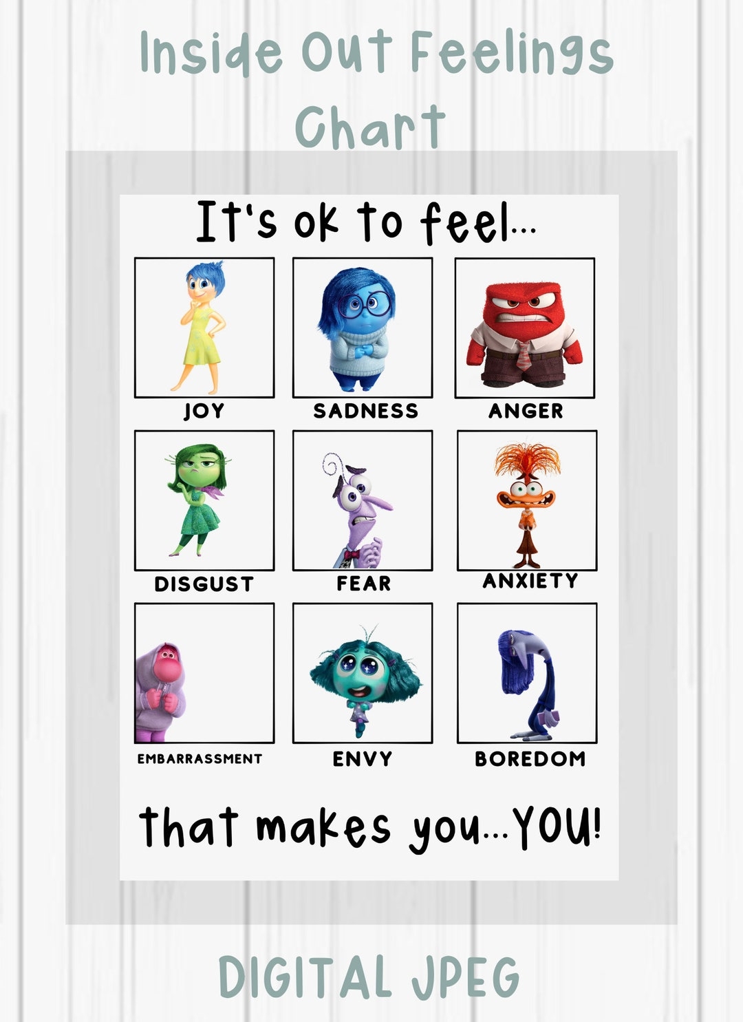 Today I Feel Png Inside Out Characters Cartoon Emotions Posters Classroom Decor Bulletin Board Etsy Ireland