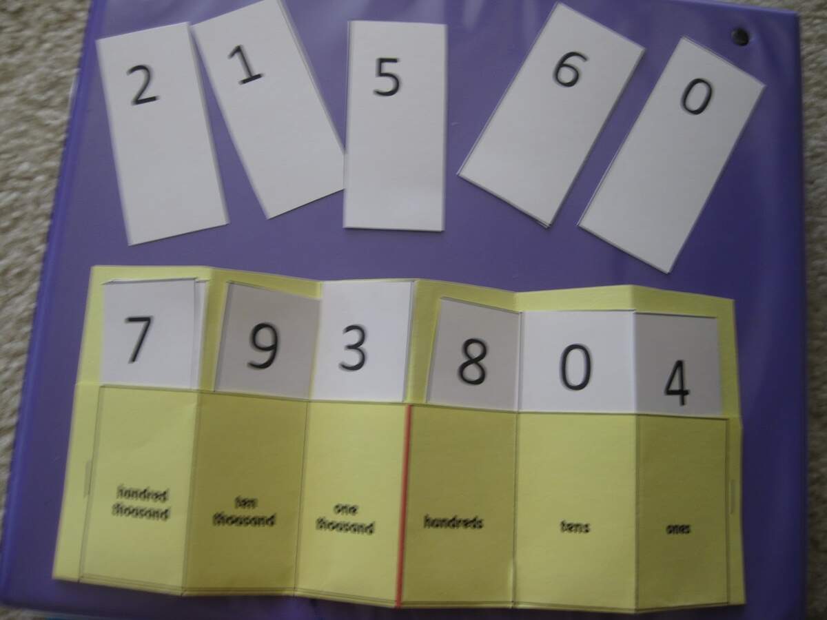 Live And Learn Exploring Place Value Pocket Chart And Card Game