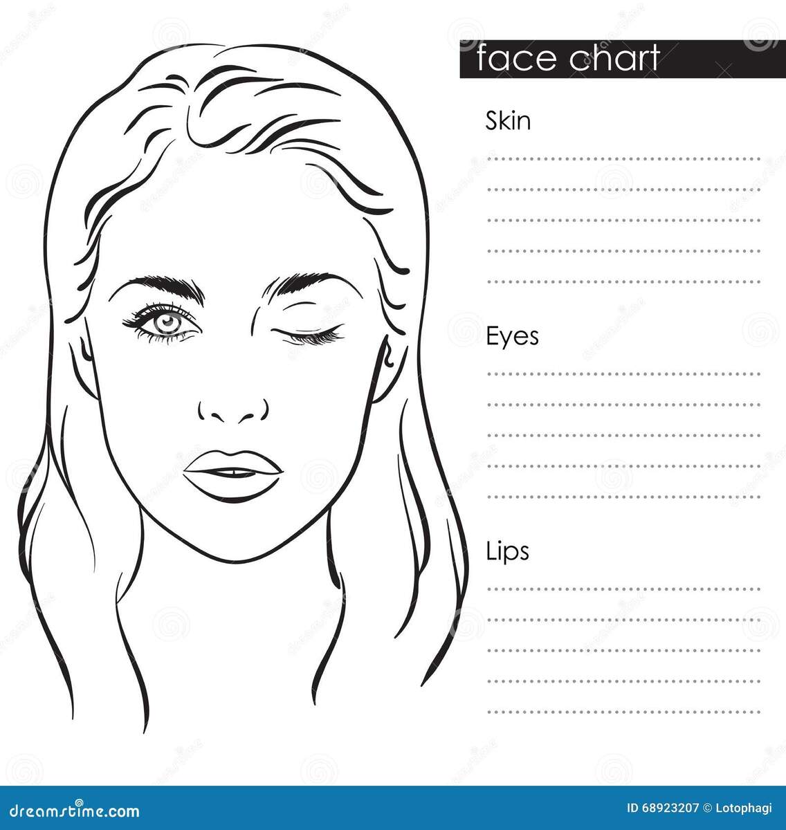 Makeup Blank Face Chart Template Stock Illustrations 273 Makeup Blank Face Chart Template Stock Illustrations Vectors Clipart Dreamstime