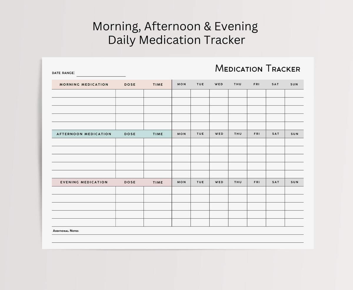Free Medication List Templates For Patients And Caregivers