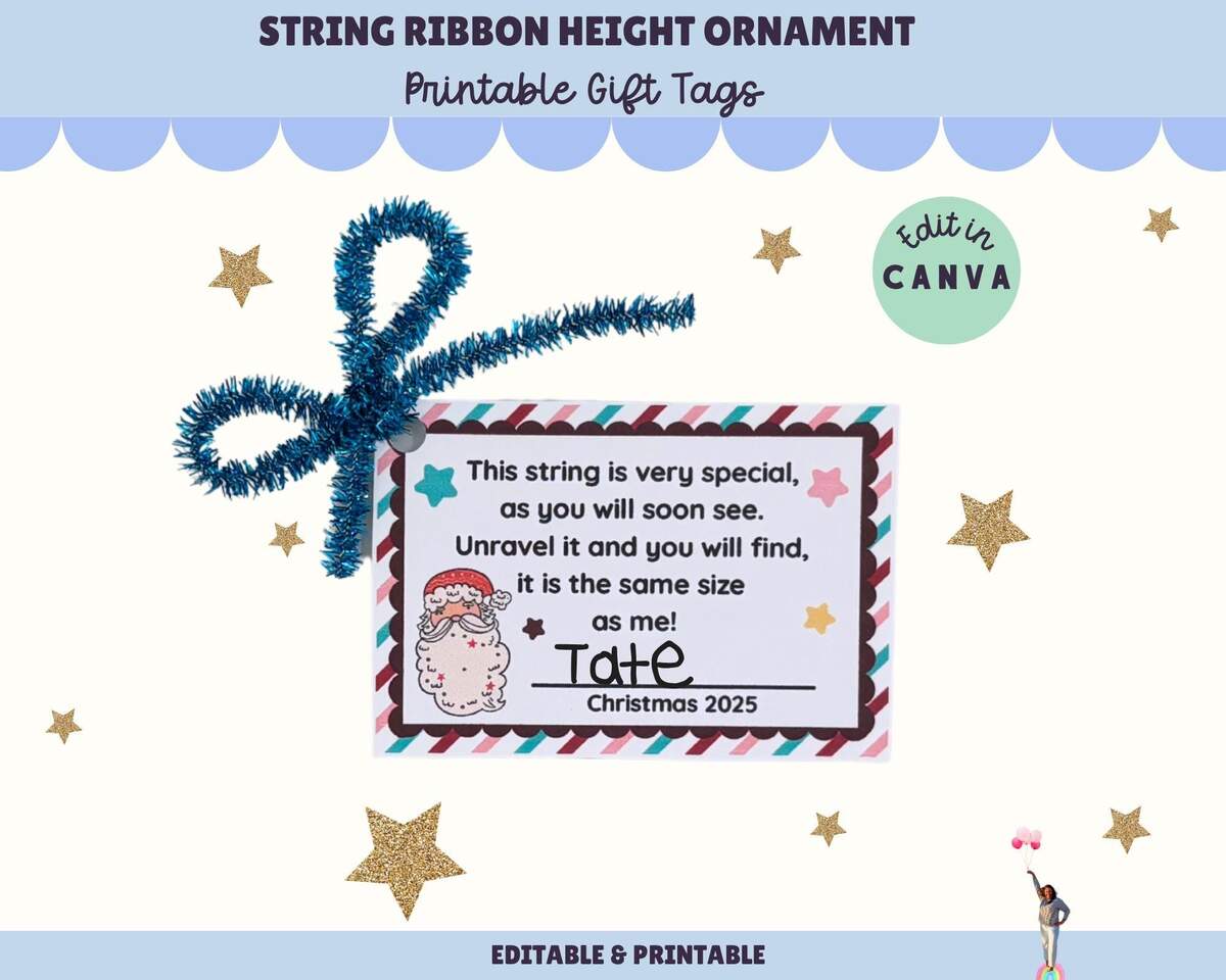 Ribbon Ornament Poem Printable Etsy
