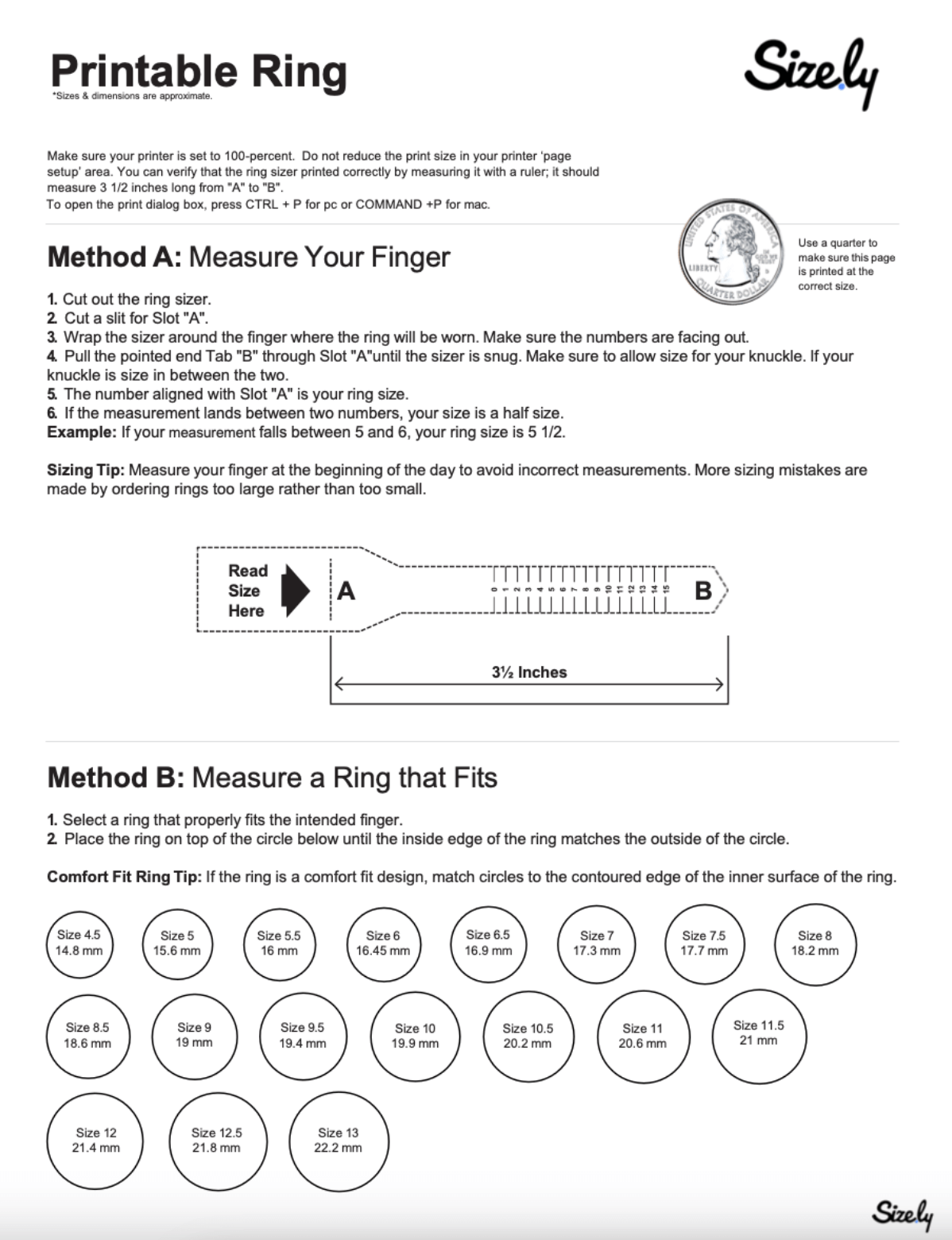 Ring Measurement Chart Online Printable Male Ring Finger Size Chart Size Calculator Measure
