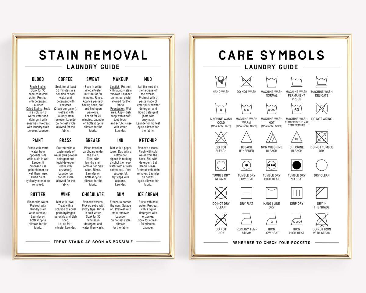 Stain Removal Guide Etsy