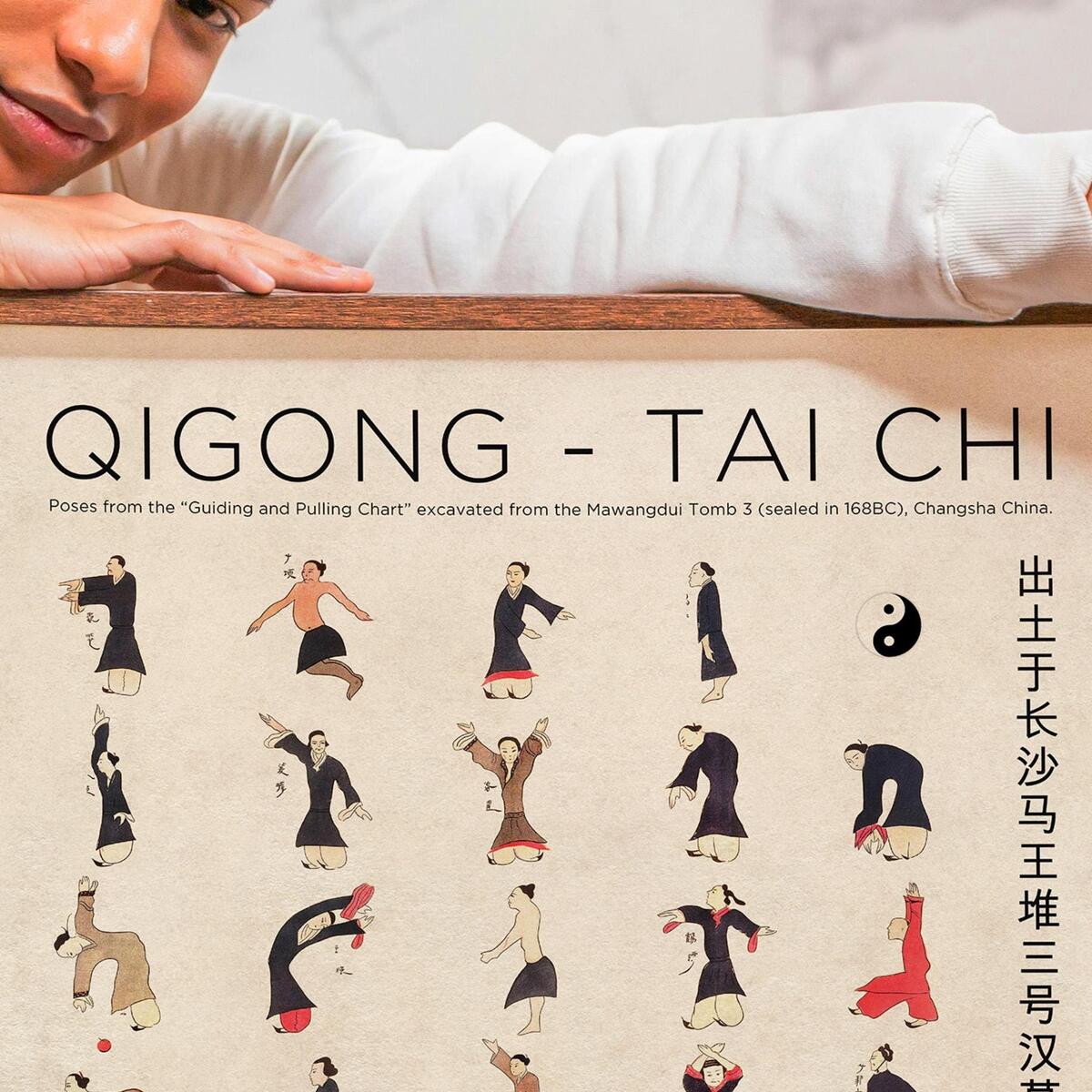 Tai Chi Qigong Poster 168 BC Mawangdui Chart Digital Download Etsy