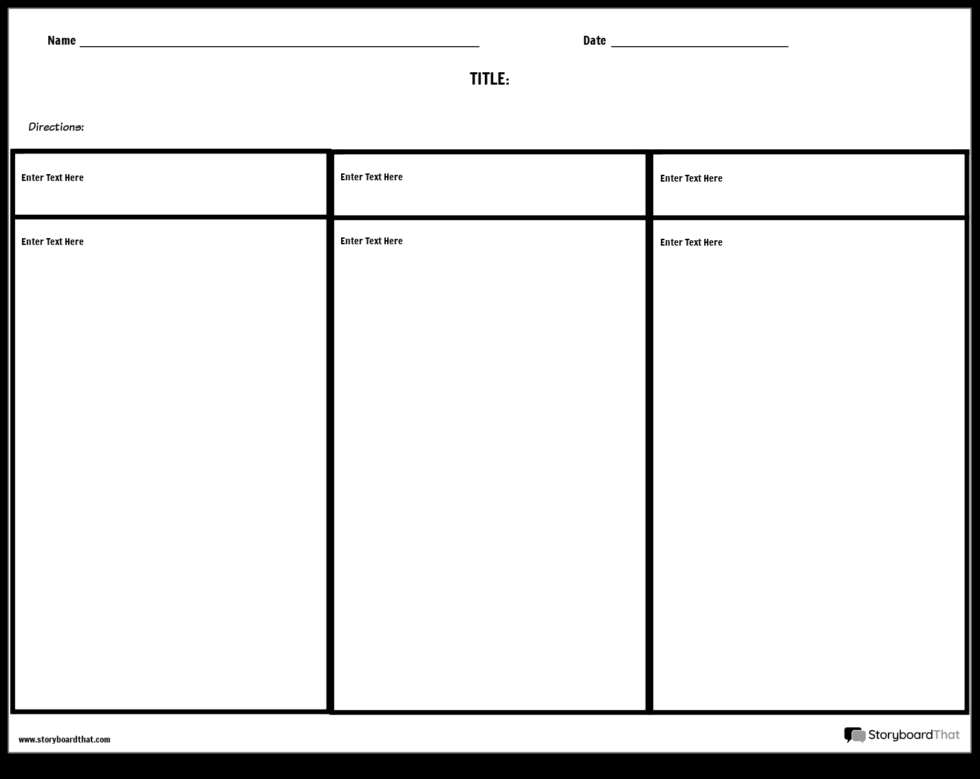 Three Column Notes No Lines Storyboard By Worksheet templates