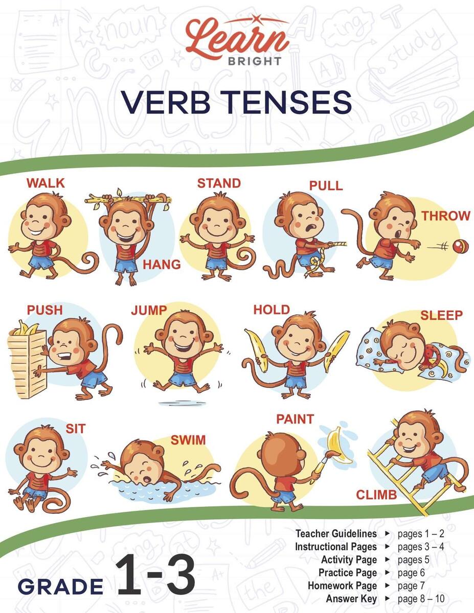 Speech Therapy FREE Verbs Conjugation Chart